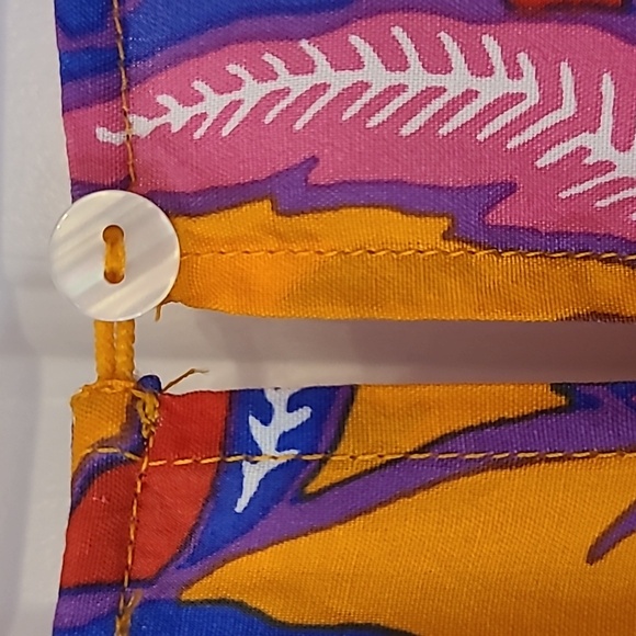 Mod Cloth Multicolored Floral Maxi Dress Kaftan Swimsuit Coverup Size XL - Picture 8 of 12